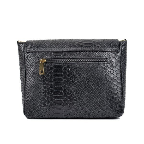 Geantă din piele Roberta M Misinato, negru-image-3