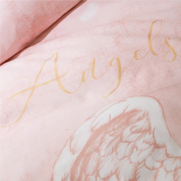 Lenjerie de pat pentru copii 200x135 cm Angel Wings - Catherine Lansfield-image-3