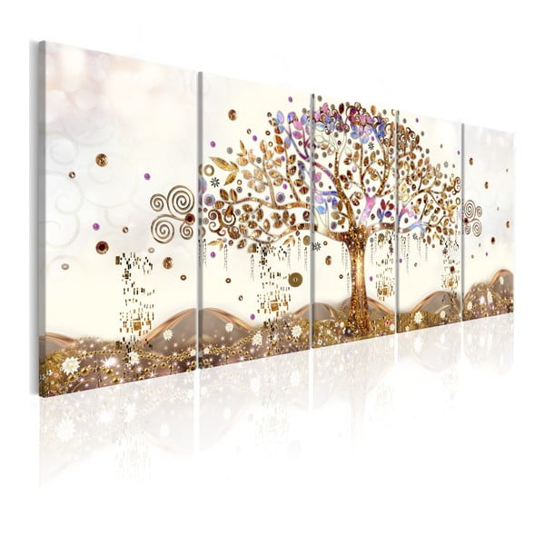 Tablou pe pânză Artgeist Dazzling Tree, 225 x 90 cm