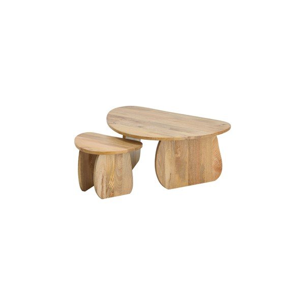 Măsuță de cafea în culoare naturală din lemn de mango Mushroom – Ellos Home