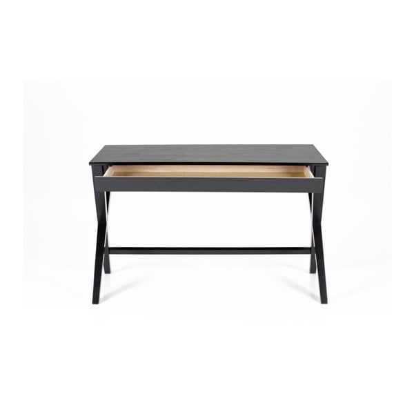 Birou de scris cu sertar Actona Writex, negru-image-3