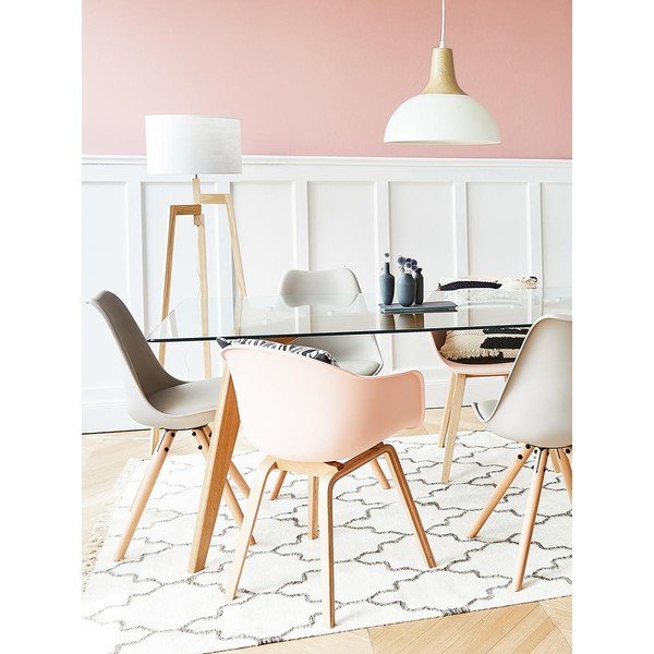 Scaun dining Westwing Collection Claire, roz-natural-image-1