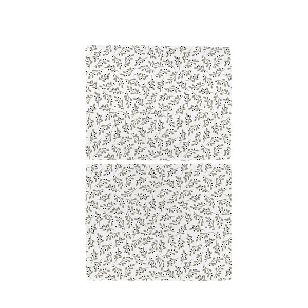 Suport pentru farfurii 2 buc. din material textil 35x45 cm  cu model de Crăciun Mistletoe Kiss – Butter Kings