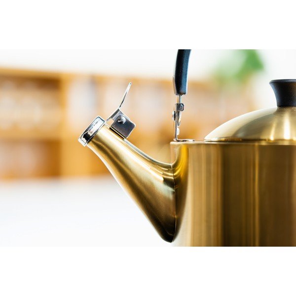 Ceainic auriu din oțel inoxidabil 1,5 l Diamante – Vialli Design-image-3