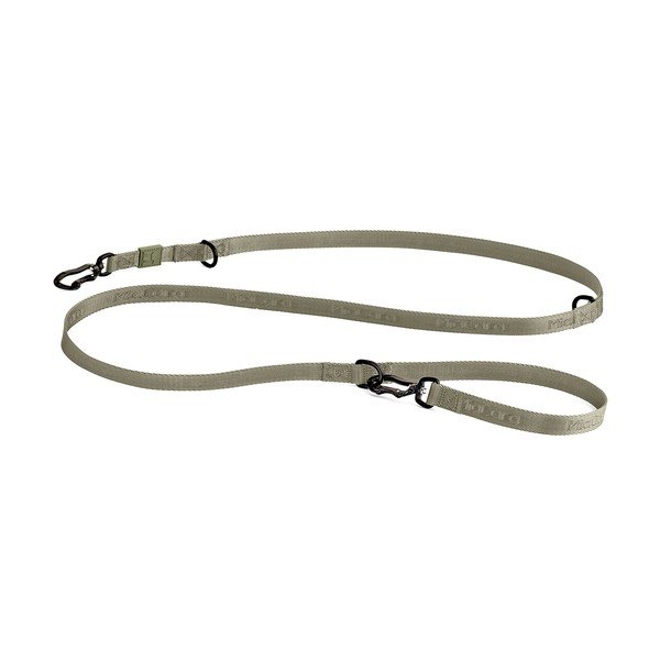 Lesă verde cu prindere prin carabină lungime 200 cm Modena Grolive 20 mm – MiaCara