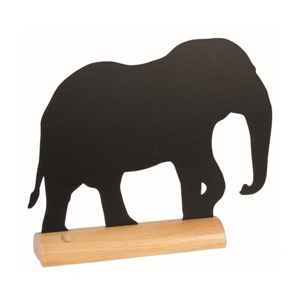 Set tablă de scris, suport și cretă marker Securit® Silhouette Elephant,
