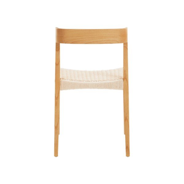Scaun de dining în culoare naturală din lemn de ulm Vikdalen – Jotex-image-4