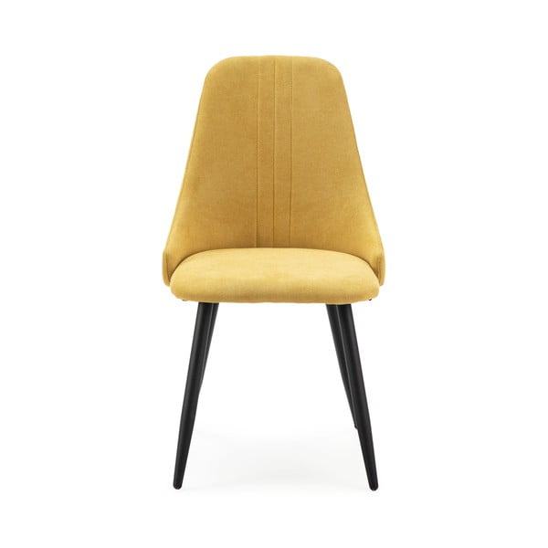 Scaune de dining galbene 4 buc. Mani – Marckeric-image-2