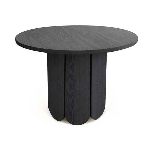Masă de dining rotundă cu aspect de lemn de stejar ø 98 cm Soft – Woodman