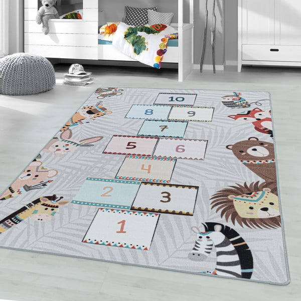 Covor pentru copii gri 80x120 cm Play – Ayyildiz Carpets-image-1