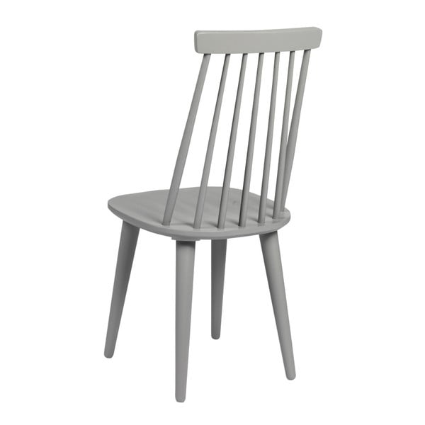 Scaun de dinig din lemn de cauciuc Rowico Lotta, gri deschis-image-4