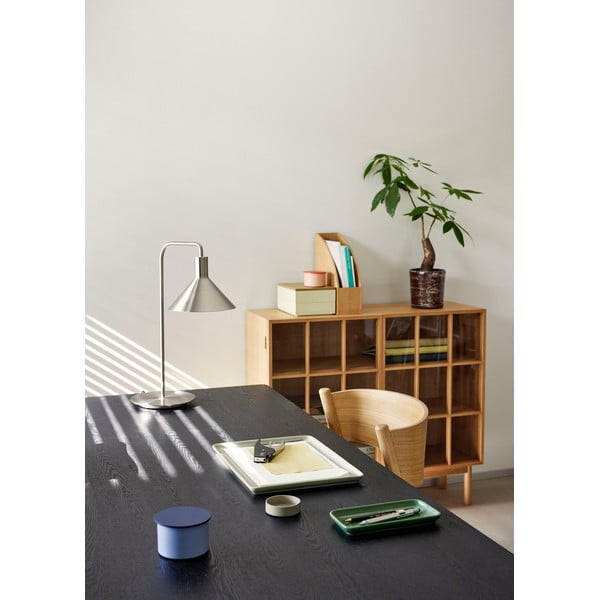 Vitrină lemn din lemn de stejar 100x90 cm Shoji – Hübsch-image-2