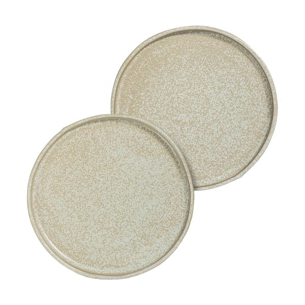 Farfurii bej 2 buc. din piatră ø 20 cm Sand Grain – Mette Ditmer Denmark-image-2