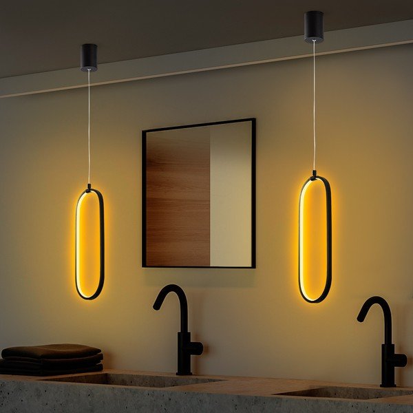 Lustră neagră LED Can – Opviq lights-image-4
