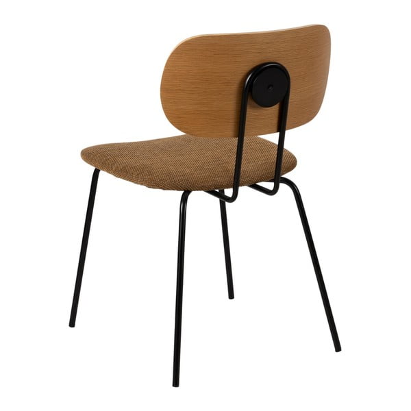 Scaune de dining maro/în culoare naturală 4 buc. Cleo – Ixia-image-3