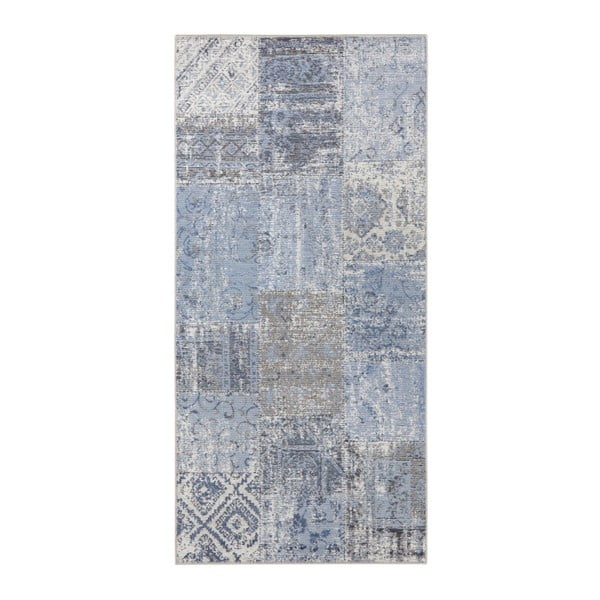 Covor Elle Decoration Pleasure Denain, 200 x 290 cm, albastru