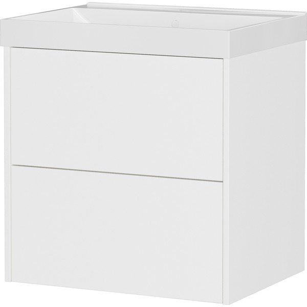 Dulap sub chiuvetă alb suspendat cu aspect mat 61x65 cm Bodera – Germania