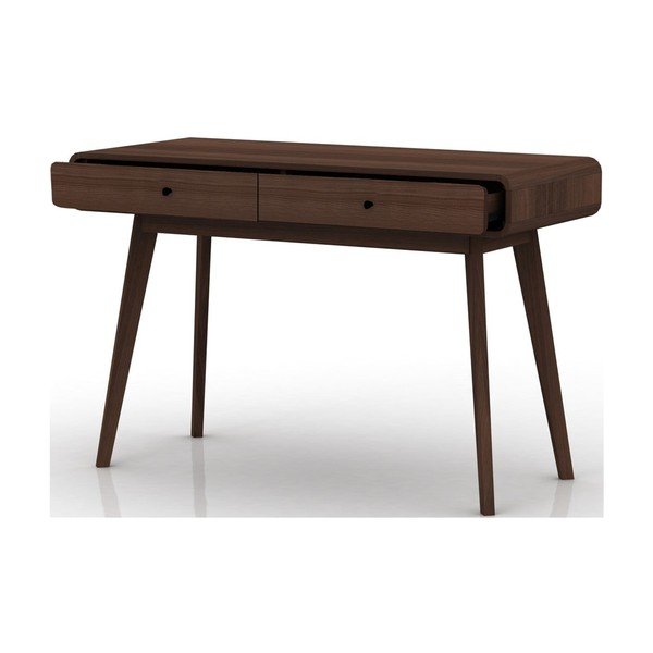 Birou cu aspect de lemn de nuc 50x120 cm Cassie – Støraa-image-2