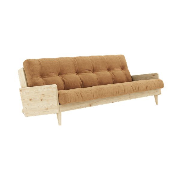 Canapea extensibilă galben muștar 190 cm India - Karup Design-image-3
