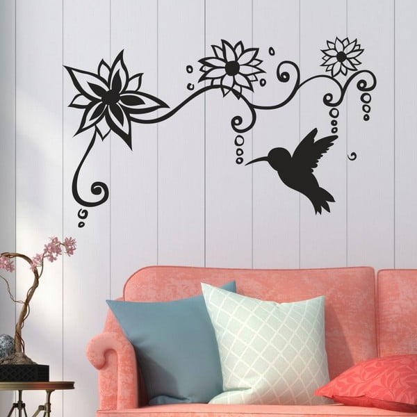 Autocolant decorativ pentru perete Hummingbird