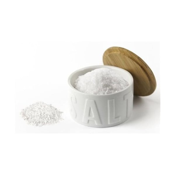 Recipient cu capac pentru sare Balvi Salt, alb-natural-image-2