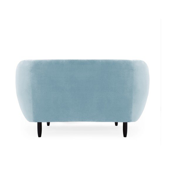 Canapea 2 locuri Vivonita Laurel, albastru deschis-image-2