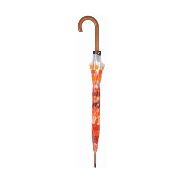 Umbrelă transparentă Esschert Design Ambiance Birdcage Fall Leaves, ⌀ 93 cm-image-2