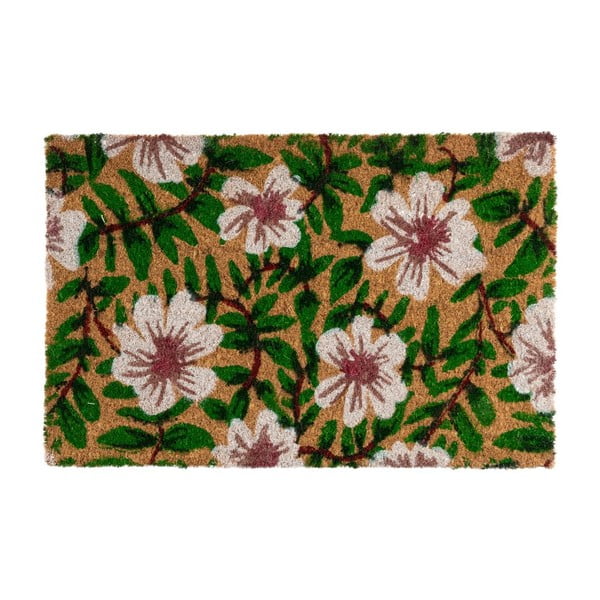 Covoraș de intrare din fibre de nucă de cocos 40x60 cm Leafy – Casa Selección