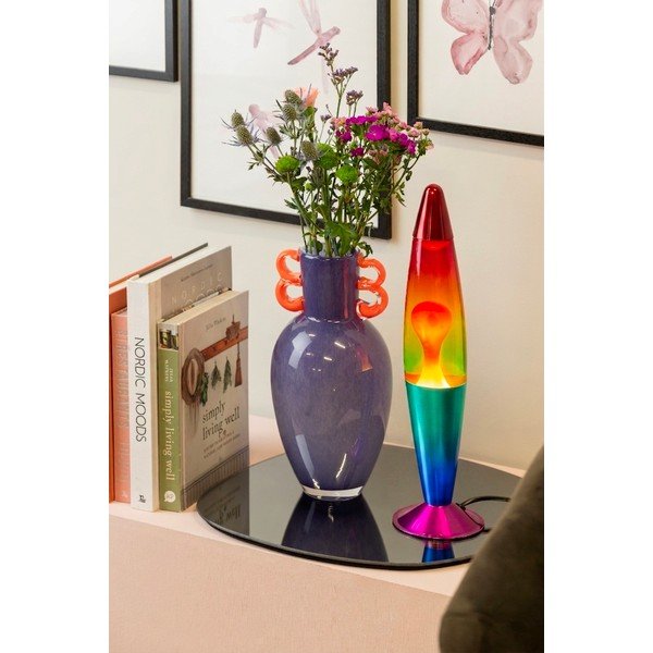 Lava lamp verde din sticlă (înălțime 41,5 cm) Rainbow Rocket Lava – Leitmotiv-image-1