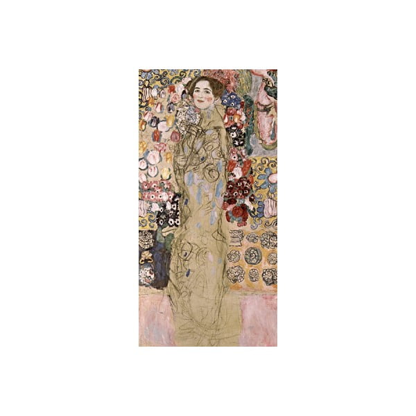 Reproducere tablou Gustav Klimt - Portrait of Maria Munk, 70 x 30 cm