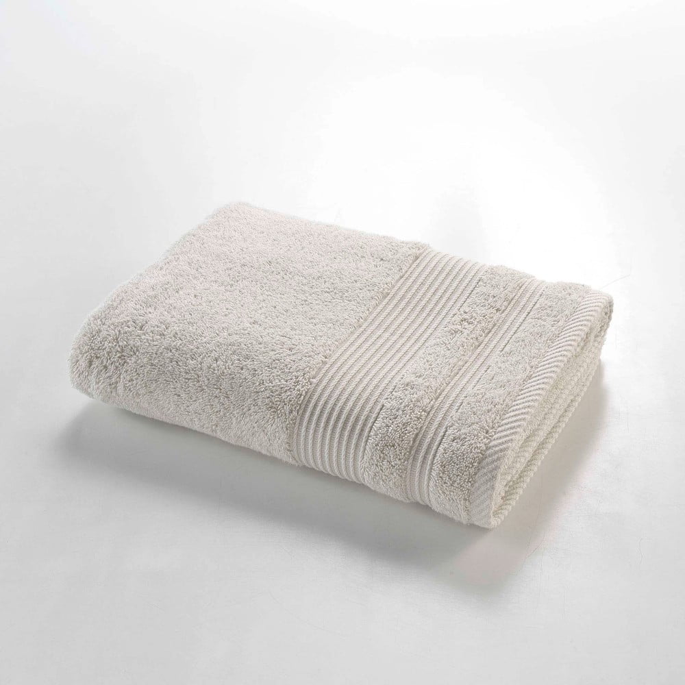Prosop bej din bumbac din frotir 70x130 cm Tendresse – douceur d\'intérieur