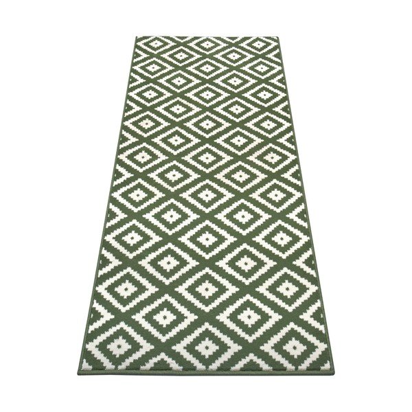 Covor verde 200x80 cm Diamond - Hanse Home-image-2