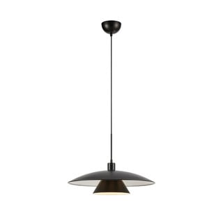 Lustră neagră cu abajur din metal ø 50 cm Millinge – Markslöjd