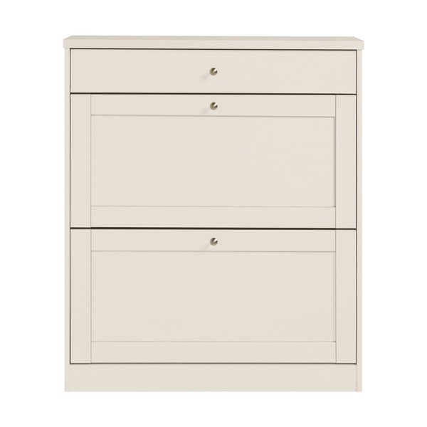 Pantofar bej cu deschidere înclinată cu aspect mat 90x103x25 cm Heide – Støraa