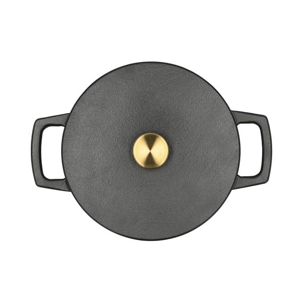 Oală cu capac din fontă 3,6 l adecvată pentru plita cu inducție – Holm-image-4