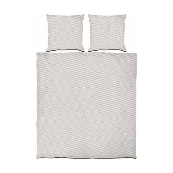 Lenjerie de pat bej din bumbac satinat pentru pat dublu/extinsă 200x220 cm Mini – Mette Ditmer Denmark