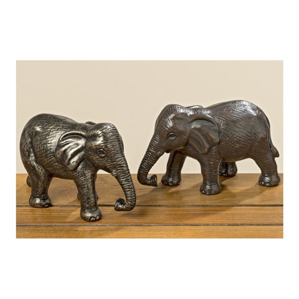 Set 2 sculpturi decorative Boltze Elephants