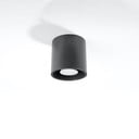 Spot gri închis ø 10 cm Roda – Sollux