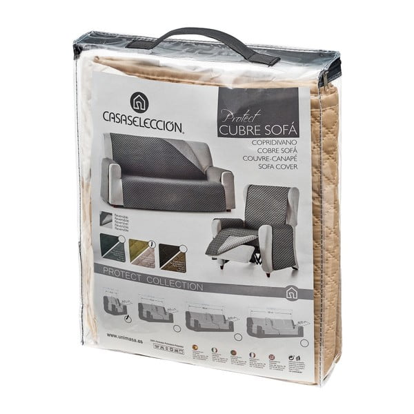 Husă bej de protecție pentru fotoliu 55 cm Protect – Casa Selección-image-3