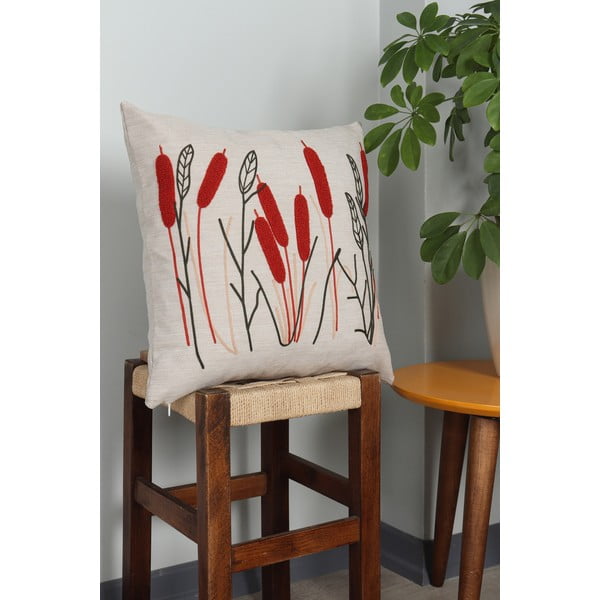 Pernă decorativă din in 43x43 cm Straw – Mioli Decor-image-2