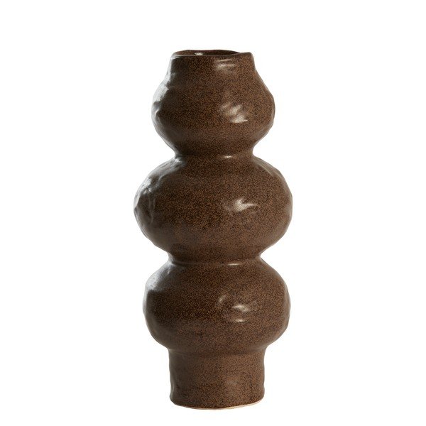 Vază maro din ceramică (înălțime 33,5 cm) Rogano – Light & Living