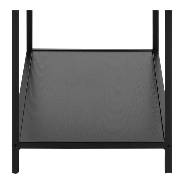 Bibliotecă Actona Seaford, negru, 77 x 114 cm-image-1