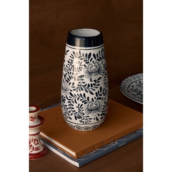 Vază albastră (înălțime 26 cm) Melissa – Ellos Home-image-1