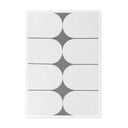 Covor pentru exterior și interior alb-negru 200x290 cm Duet Bowen – NORTHRUGS