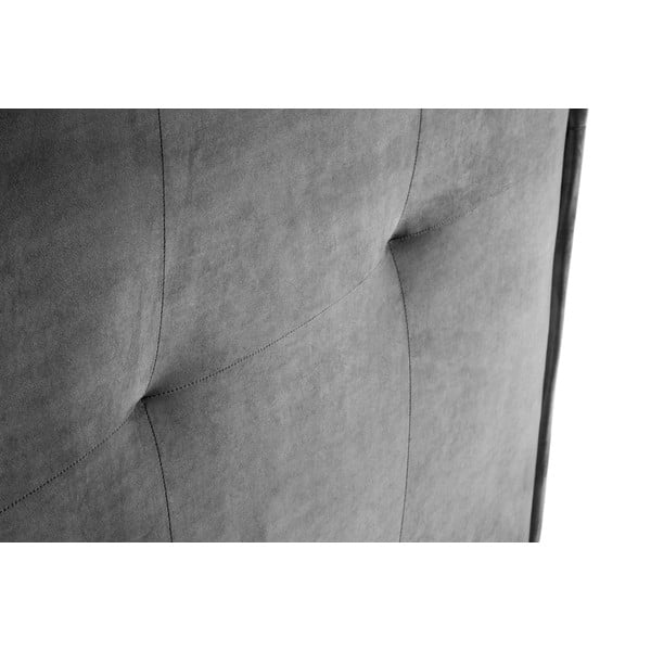 Tăblie de pat gri 180x120 cm Monica – Milo Casa-image-1