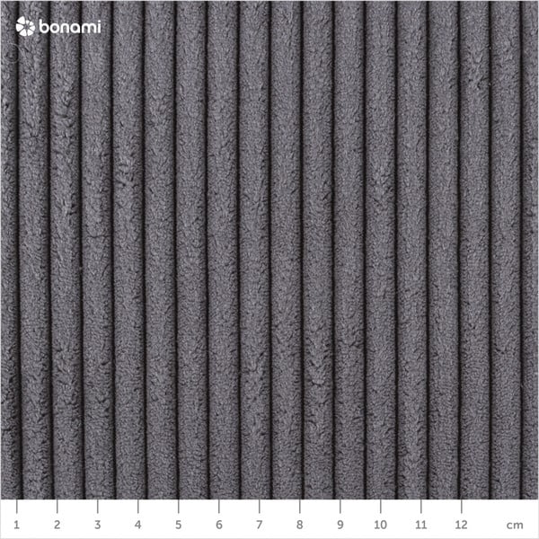 Pat matrimonial gri închis tapițat fără somieră 140x200 cm Mattis Cord – Meise Möbel-image-4