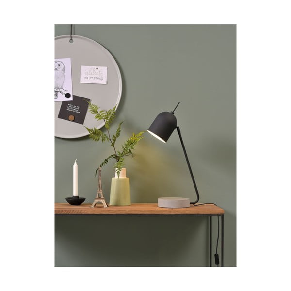 Veioză neagră/gri cu abajur din metal (înălțime 57 cm) Madrid – it's about RoMi-image-4