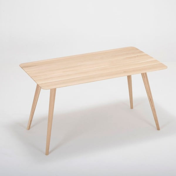 Masă din lemn masiv de stejar Gazzda Stafa-image-2