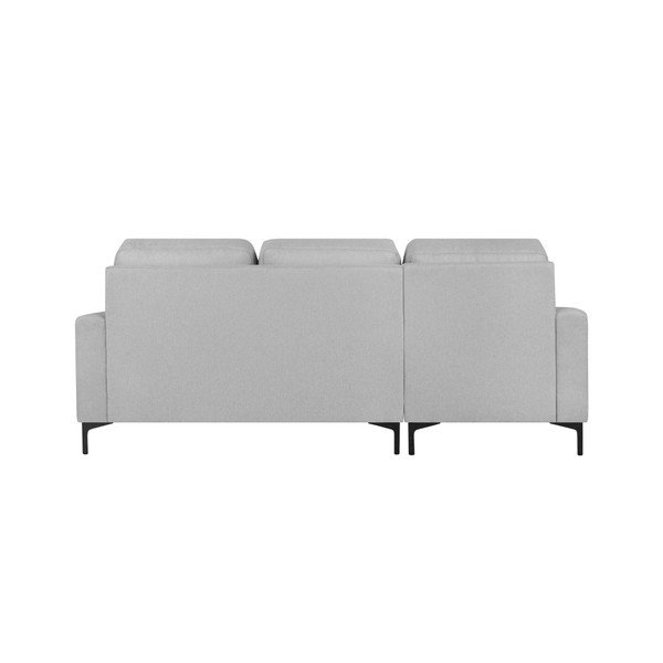 Canapea pe colț Cosmopolitan design Atlanta, pe partea dreaptă, gri deschis-image-4