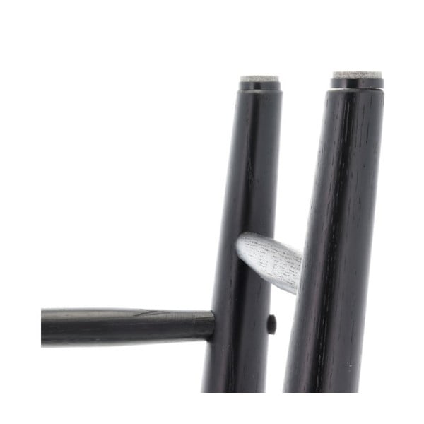 Masă consolă neagră din stejar 100x44,5 cm Bast - Villa Collection-image-3